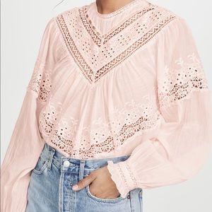 Free People Abigail Victorian top